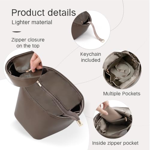 Image of Fits for Picotin Bag Insert Organizer For Hermes(18,Etoupe Grey)