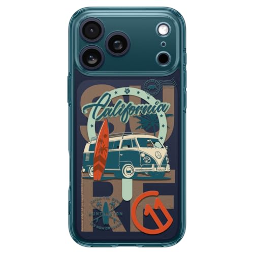 Image of Spigen Ultra Hybrid MagFit Back Cover Case for iPhone 17 Pro Max [MagSafe Compatible] [3D Spatial Effect with Hexa-Layer Print] - c11 Huntington