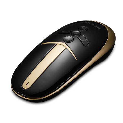 Pack of 5 Bornd 2.4GHz 800/1600 DPI Laser Wireless, Black (A50 BLACK)