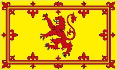 Scotland Lion Rampant Sleeved Boat and Tree House Flag 45cm x 30cm