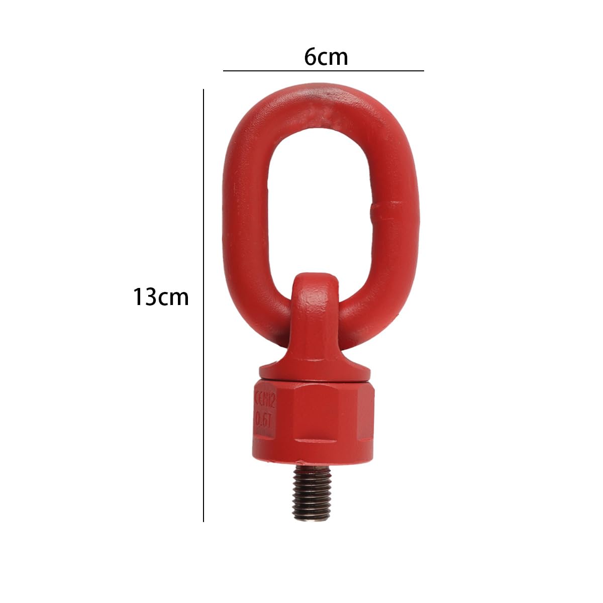 Anneau De Levage Rotatif À 360° En Acier Allié, Grande Capacité De Charge, M12 X 18 Mm