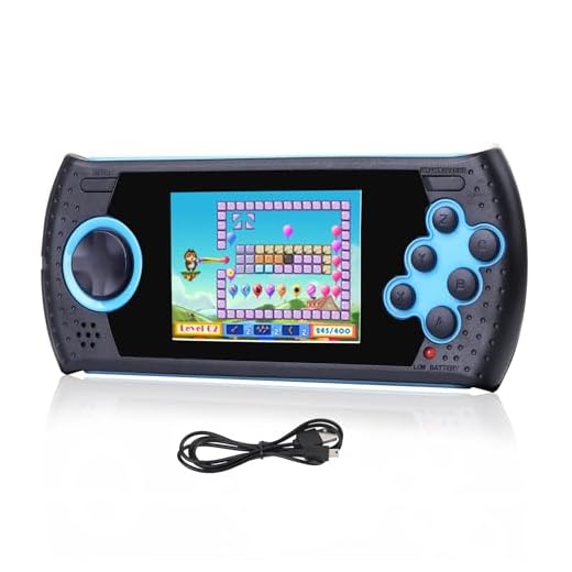 16 Bit Handheld Game for Kids Built-in 230 HD Classic Retro Video Games USB Rechargeable 3.0 Inch Childrens Travel Electronics Toys Portable Gaming Player System Gift for Boys Girls Ages 4-8-12