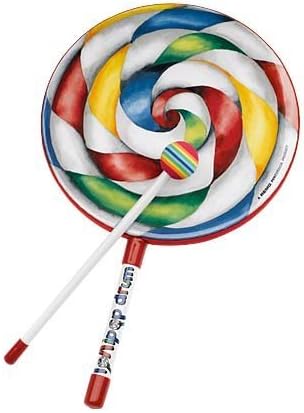 Kid's Colorful Giant Lollipop Drum with Mallet by Woodstock Percussion