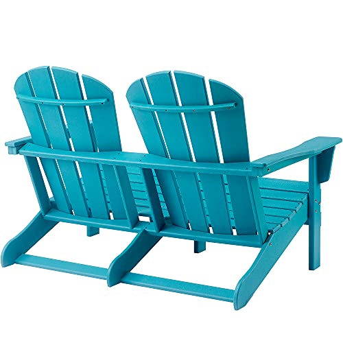 Ehomexpert All-Weather Outdoor Adirondack Chair Loveseat Double Patio Chair thumb #3