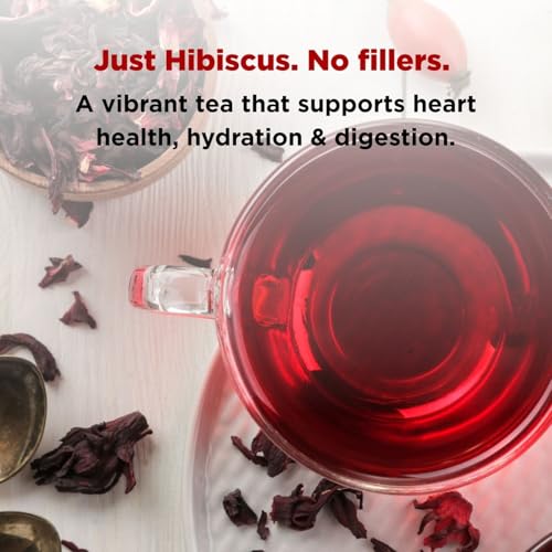 Image of CHAYAM Hibiscus Flower Tea - 30gm each | Pure Dried Hibiscus Flowers Loose Leaf Herbal Tea | Caffeine-Free | Rich in Vitamin C & Antioxidants - pack of 2