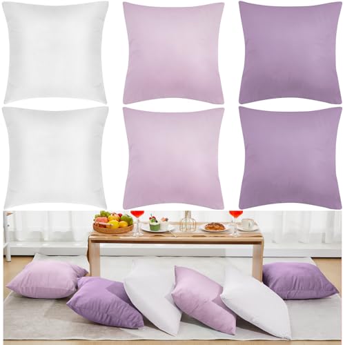 Berlune 6 Pcs Velvet Throw Pillow Covers 18