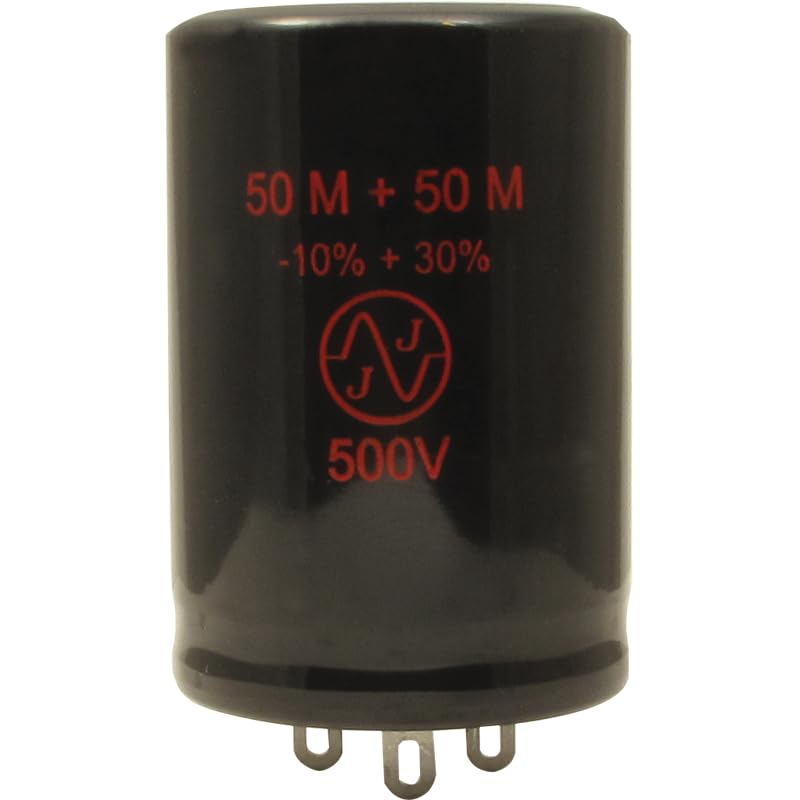 Capacitor - JJ Electronics, 500V, 50/50uF, Electrolytic