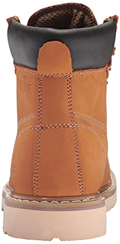 Ad Tec 6in Steel Toe Nubuck Leather Work Boot for Man, Tan - Oil Resistant Mud Free Lug Sole4