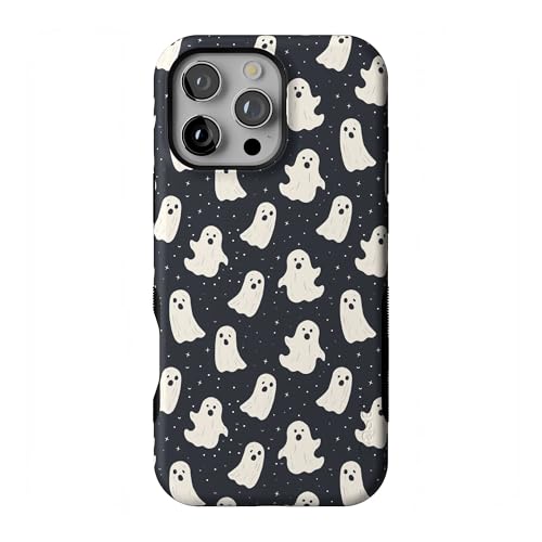 Casely iPhone 16 Pro Max Case | All Boos No Bite | Friendly Ghost | Compatible with MagSafe | Bold Protective Design