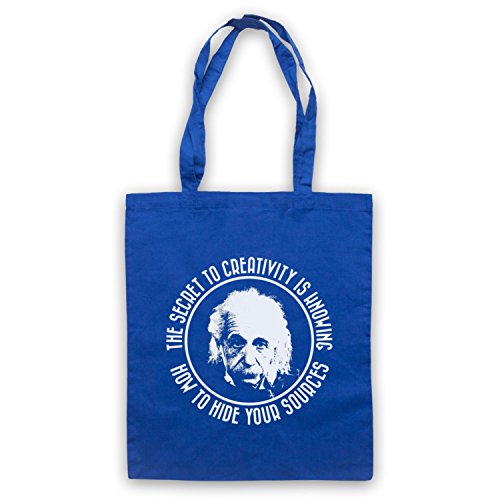 Albert Einstein Secret To Creativity - Bolsa, color Azul, talla Talla única
