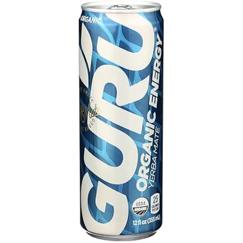 GURU Organic Yerba Mate Energy Drink, 12 FZ Cover
