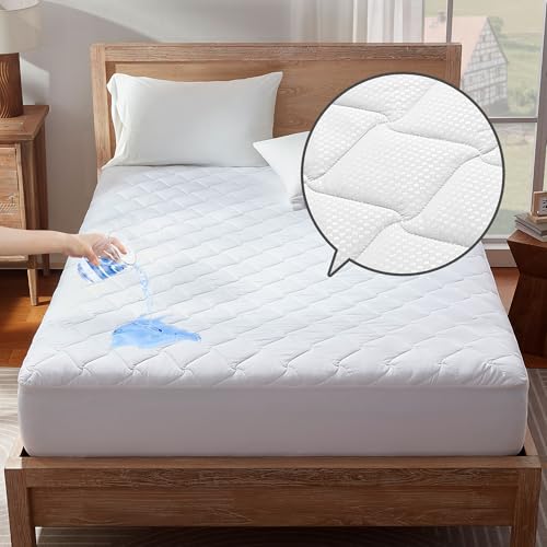 Sonive Funda Fina De Colchón 180 X 200 Cm, Impermeable, Protector Para Colchones De Hasta 38 Cm De Altura, Certificado Öko-Tex, Protección Para Cama Con Somier Y Topper, Color Blanco Sonive Funda Fina De Colchón 180 X 200 Cm, Impermeable, Protector Para Colchones De Hasta 38 Cm De Altura, Certificado Öko-Tex, Protección Para Cama Con Somier Y Topper, Color Blanco