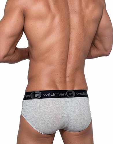 Wildmant Cotton Monster Cock Brief Red and Gray4