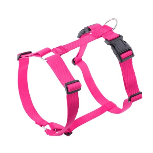 TIKHJ犬はーねす小型犬犬 ハーネス 抜けない 脱げない 抜けにくい 胴輪 軽量 おしゃれ 人気 犬用品 エスケープガード レッド (ピンク,L)