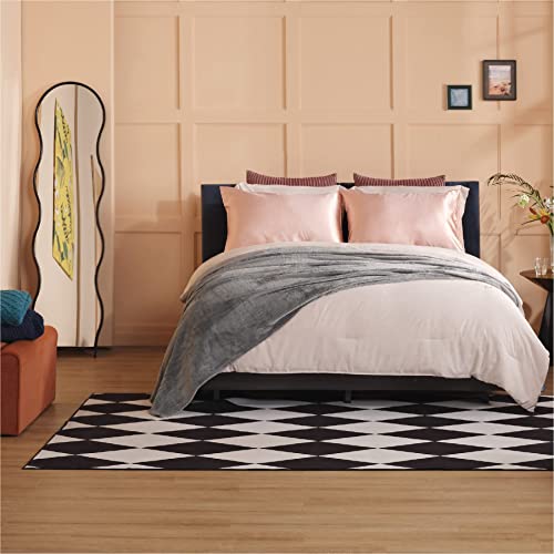 Bedsure BA523G1AG6QU Fleece Bed Blankets Queen Size Grey thumb #4