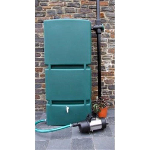 Technik Rain Tank System 800L Green - Outdoor Garden Irrigation - Rainwater Harvesting