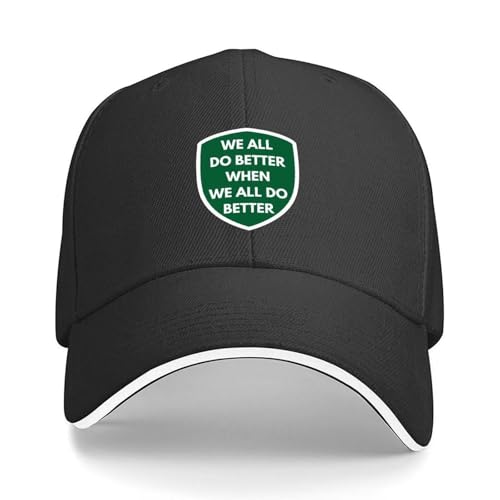 CTRLTSXUS Todos lo Hacemos Mejor Cuando Todos lo Hacemos Mejor Gorra de béisbol Sombrero de Caballero de Lujo Gorra de Lujo Mujer Hombre