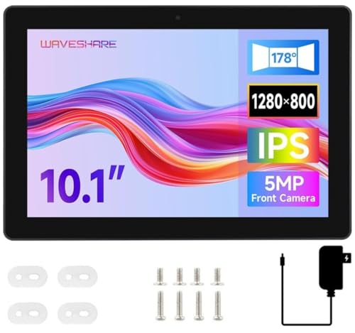 Image of TUOPUONE 10.1inch 1280x800 Industrial HMI All-in-one Touch Display for Raspbery Pi, Supports Dual 4K HDMI Output, 10-Point Touch, Optical Bonding, Aluminum Alloy Case, Raspbery Pi 4-2GB Included