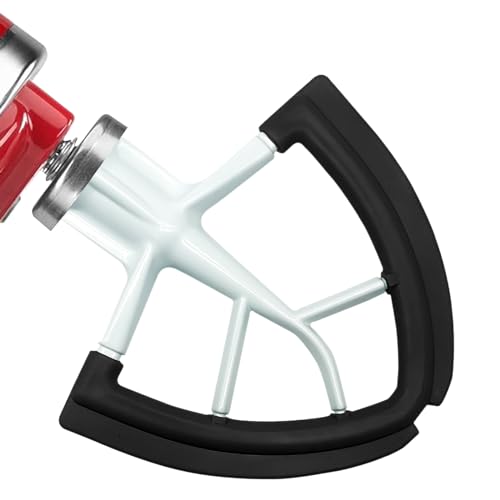 Image of Flex Edge Beater for KitchenAid 4.5 /5 QT Tilt Head Stand Mixer Fits 4.5-5 Quart Bowls,With Silicone Edges For Kitchen Aid Accessories and Attachments,Black