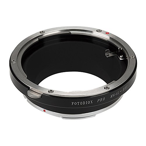 Image of Fotodiox Pro Lens Mount Adapter Compatible with Mamiya 645 MF Lenses on Canon EOS EF /EF-s Cameras Features Gen10 Focus Confirmation Chip
