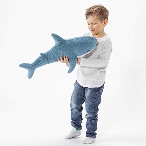 Ikea Soft Toy, Shark, 55 cm (21 ¾ "), Blue - Image 3 thumbnail