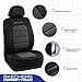 Skechers Memory Foam Seat Covers,Thick Cool Touch Fabric Seat Covers,Front Seat Covers Airbag Compatible,Automotive Comfort Protection for Most Cars,Vans,Trucks,SUV,Floor Grey