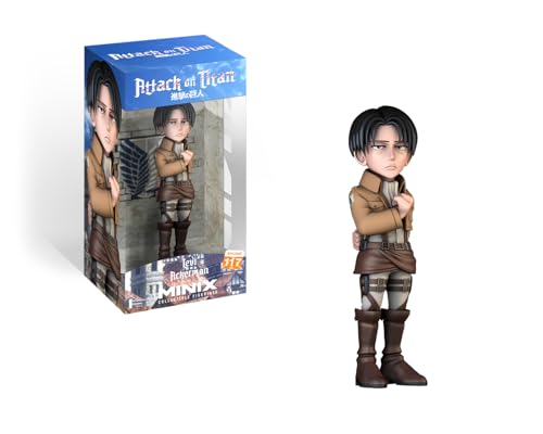 MINIX - Figura de Levi Ackerman - Attack of Titan - Coleccionables de 12 cm para Exhibición, Idea de Regalo para Niños Y Adultos, Fans de Anime - MN15306