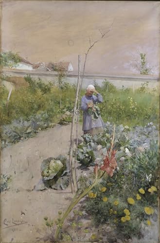 Peinture décorative Carl Larsson pour transformer un mur blanc vide en galerie d'art