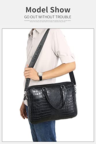 Mens Leather Briefcase, Mens Business Bag 16 Inch Leather Laptop Bag, Business Package4