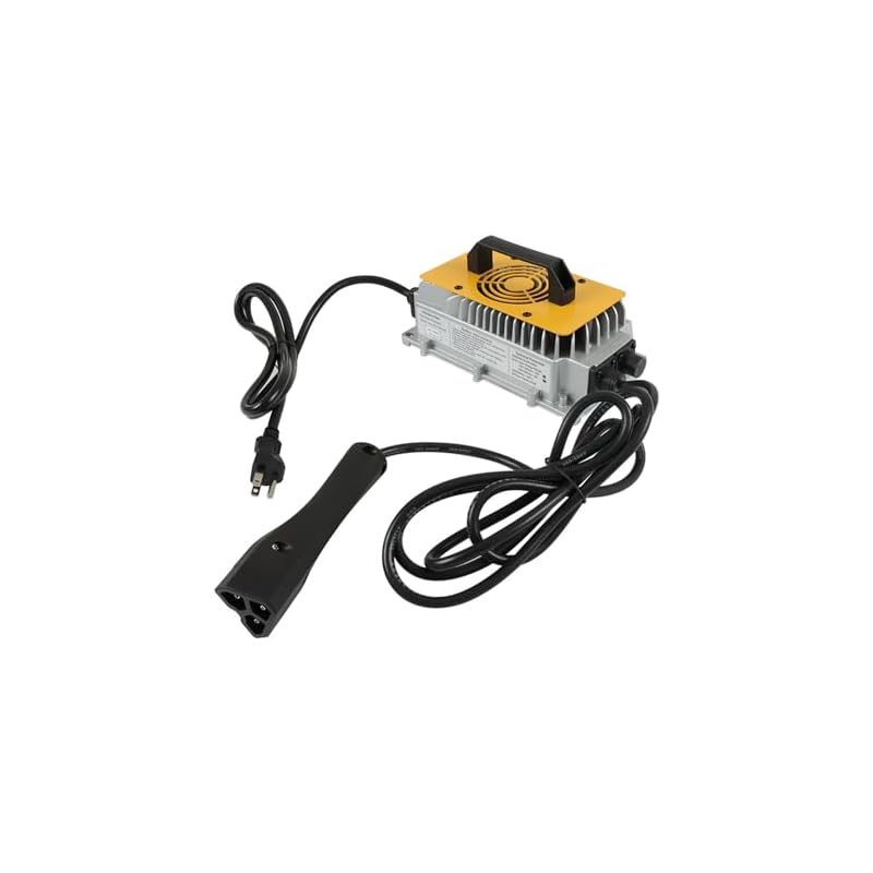 Tjhsm-584Volt-18Amp-Golf-Cart-Battery-Charger-Matching-3-Pin-Triangular-Plug-Replacement-For-Txtrxv-Golf-Cart