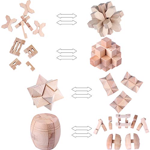 Cudny Brain Teaser Puzzles 3D Unlock Interlock Assorted thumb #2