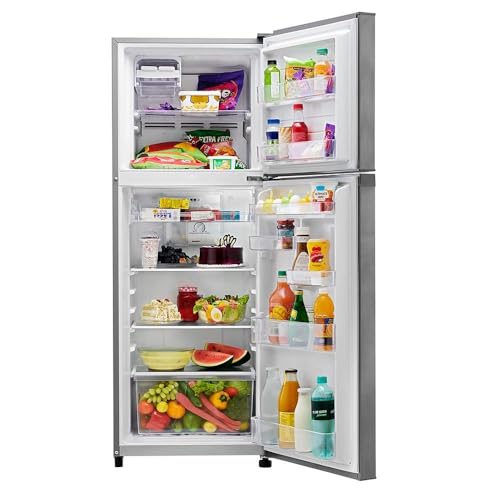 Image of LLOYD 233 L Frost Free Double Door Refrigerator Dark Steel (GLFF262EDST1GC)