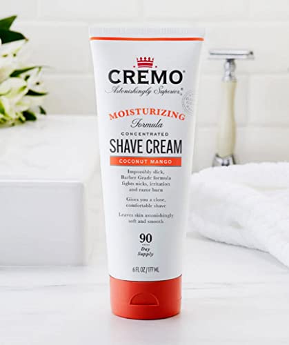 image for Cremo Coconut Mango Moisturizing Shave Cream, Astonishingly Superior U