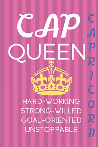 Capricorn Queen: Zodiac Journal Notebook Diary (110 Notebook Blank 6x9)