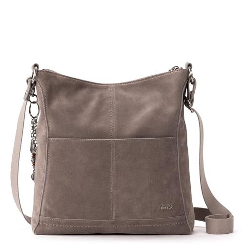 Image of The Sak Lucia Leather Crossbody Purse - Premium Leather Women's Handbag for Everyday & Travel - Cross Body Bag With Zipper