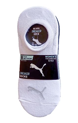 PUMA Ladies Sneaker Liner, 8-pair (Black Multi)3