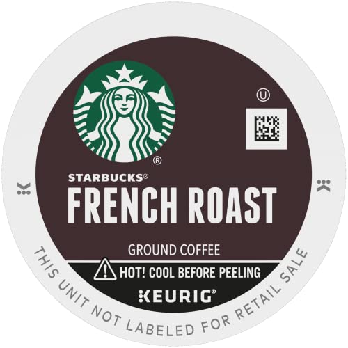 Image of Starbucks French Roast Coffee K-Cup Pods, Dark Roast Ground Coffee K-Cups for Keurig Brewers, Intense & Smoky Flavor, 24 CT K-Cup Pods /Box (Pack of 3 Boxes)