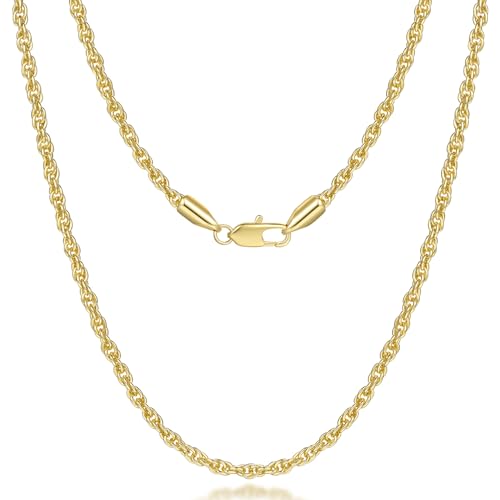 PESFIOLO 14K�S�[���h�l�b�N���X ���f�B�[�X �����Y 14K�S�[���h�`�F�[�� �����Y���[�v�`�F�[���l�b�N���X �����Y�`�F�[�� ��i�ȃS�[���h�l�b�N���X ���f�B�[�X �ϐF���Ȃ� �����Y�`�F�[�� �����N�l�b�N���X �����p 16~30�C���`, 30in