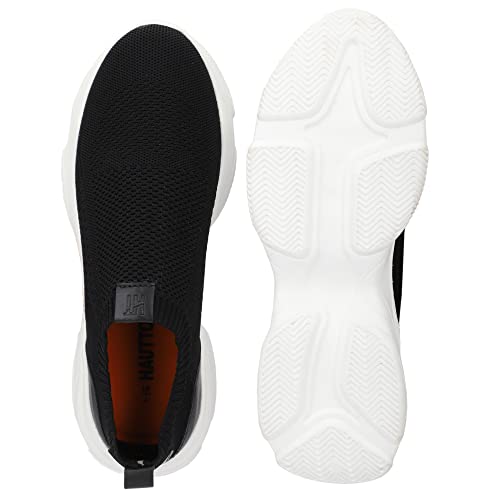 Image of HAUTTON Men's Stylish Light-Weight Breathable Sneakers | Casual Running Ultra Soft Socks Slip-On Padding Walking, Gym Shoes
