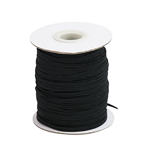 Flat Elastic Band for Sewing, 1/8 inch 50 Yards...