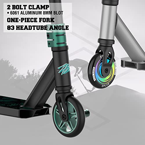 Image of Zplus Pro Trick Scooter for Pros and Beginner Stunt Scooters - with Wide Deck Freestyle Scooter - Suitable for Kids,Teens and 8+ Years