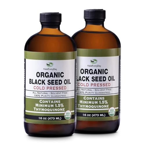 Image of HalalEveryDay 32 oz USDA Black Seed Oil Nigella Sativa