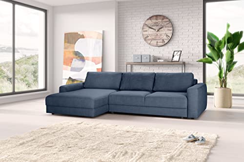 New Level Sofas, Strukturstoff, Blue Horizon, 303x84x176 (BxHxT) Cover