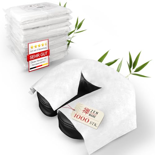 ZEN – 1000x Einweg Nasenschlitztücher für Massageliegen...