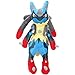 PDPDE 28 cm Pokemon Lucario Muñeca de Peluche Juguete Lucario Lindo Mega Peluche Juguete Regalo para niños Anime Peluche Lucario Pikachu Toys de Juguetes Cuddly Cumpleaños