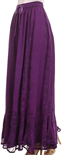 Sakkas Jaclyn Gonna Regolabile con Taglio Ricamato...