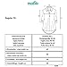 Malito Mujer Blusa Corta Bate Mirar Túnica Colores Lisos Camiseta 6298 (Adecuado...