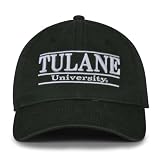 The Game Split Bar Design Trucker Mesh Hat, Dark Green, Adjustable, Tulane Green Wave