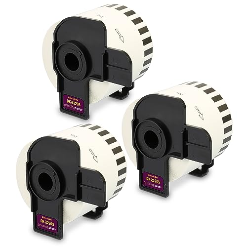3x DK-22205 62 mm x 30,48 m Compatibili Etichette