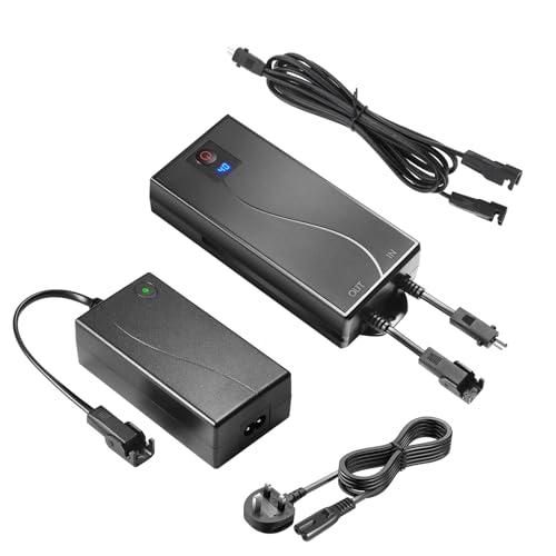 Lonnky 25.9V 2500mAh Wireless Recliner Battery Pack with 29V 2A Charger, Power Supply for Electric Recliners, Sofas, Lift Chairs, Universal 2-Pin Connection, Includes 2m 1-to-2 Splitter Cord